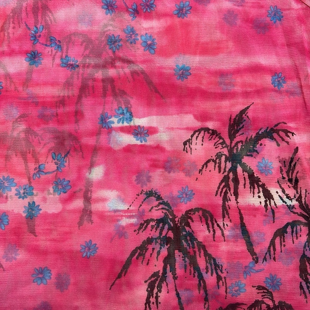 Tropical Sheer Top - Picture 3 of 11